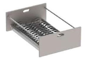 DRAWER MOUNTED PLATE RACK, GREY 300mm x 473mm x 150mm