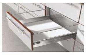 TANDEMBOX PLUS D-HEIGHT WHITE STANDARD DRAWER WITH A WEIGHT CAPACITY: 30 Kg FOR A NOMINAL LENGTH OF 500mm