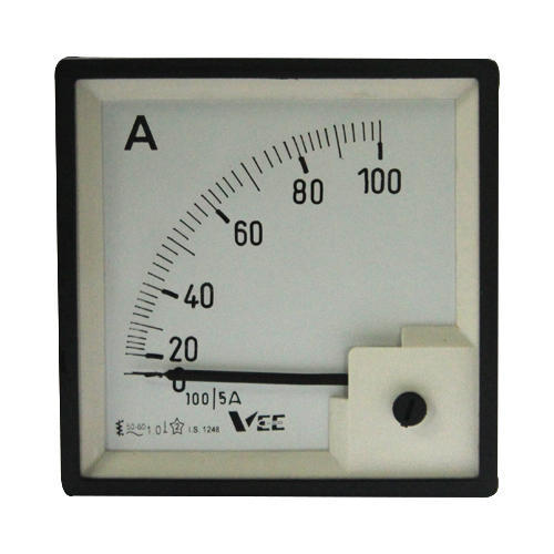 Ammeter Analog Type 96 X 96 ( CT ratio 500/5)