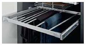 TROUSERS RACK -FULL EXTENSION, SILVER GREY COLOR,600MM CABINET WIDTH