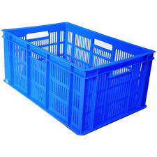Plastic Crate 300mmx200mmx100mm Blue Colour