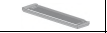 ZSZ.02F1 ORGA-LINE dust grey foil cutter for aluminium foil, Length: 411 mm, Height: 69.3 mm
