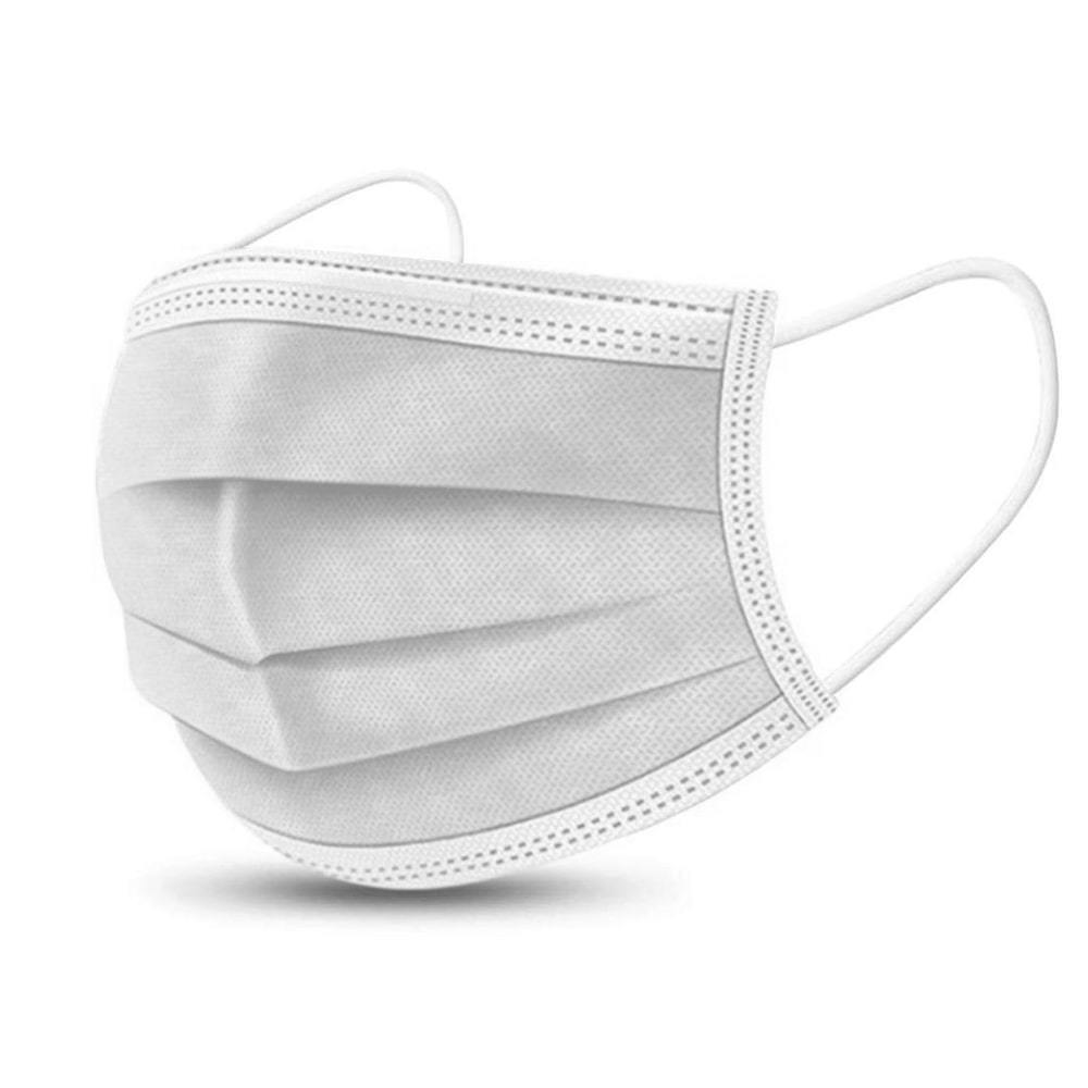 3PLY DISPOSABLE NOSE MASK - WHITE