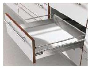 TANDEMBOX PLUS B-HEIGHT GREY STANDARD DRAWER WITH A WEIGHT CAPACITY: 65 Kg FOR A NOMINAL LENGTH OF 500mm