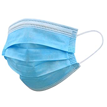 3PLY DISPOSABLE NOSE MASK - BLUE