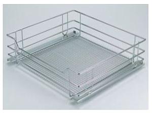VEGETABLE BASKET INNER FRONT PULL OUT FOR CABINET WIDTH 600MM (SAPHIRE CHROME)