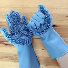 Scrubbing Silicone Dish Washing Gloves