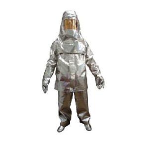5 LAYER ALUMINISED FIRE ENTRY SUIT ( COAT, PANT, HOOD, GLOVES, BOOT)