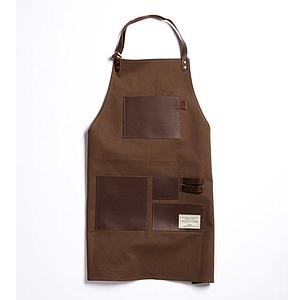 Apron Over Coat Leather