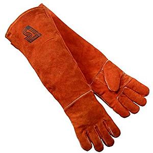 Leather Brown 18 inch Hand Gloves
