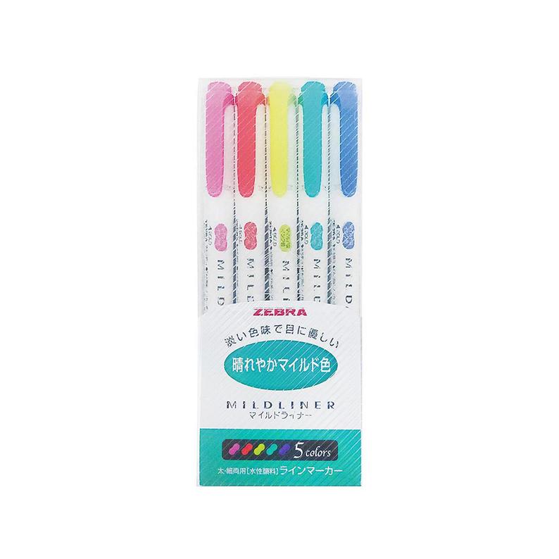 Highlighter Green color set of 5 