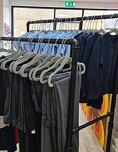 DARK BLUE SHIRT WITH STRIPED SLEEVE (HALF SLEEVE) SIZE 38/L