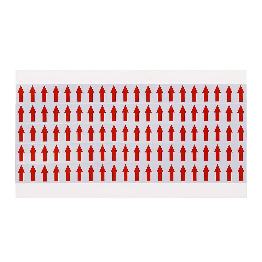 RED ARROW MARK STICKER (500 STICKERS)