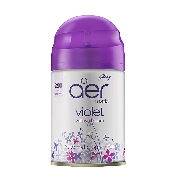GODREJ AER AUTOMATIC SPRAY REFILL VIOLET (VALLEY BLOOM) 225ML