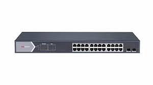 16 × Gigabit PoE ports, 2 × Gigabit SFP fiber optical port / 6KV
