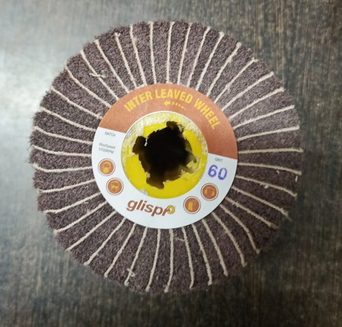 COMBI WHEEL SIZE 100X100MM 80 GRIT