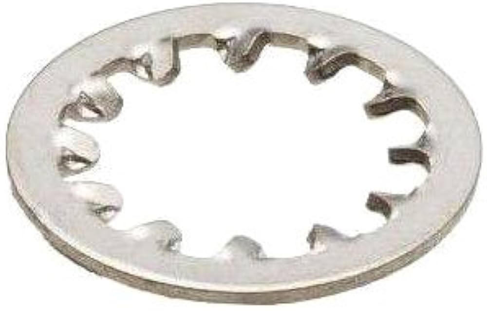 18-8 SS Internal Tooth Lock Washers for 1/4 Screw 0.256ID 0.478OD(Pack of 100 each)