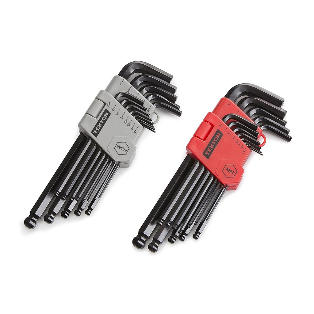 ALLEN KEYS EXTRA LONG BALL POINT SET (1-10MM)