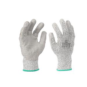INDUSTRIAL PU COATED CUT RESISTANT GLOVES / LEVEL 3 SIZE 9