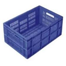 Plastic Crate Blue 600x400x425mm