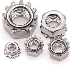STEEL LOCKNUT WITH EXTERNAL-TOOTH LOCK WASHER ZINC-PLATED 8-32 THREAD SIZE 11/32" WIDE