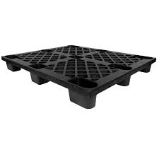 PLASTIC EXPORT PALLET-1200X1000X130MM (BLACK)