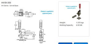 TOGGLE CLAMP HV-B11-300