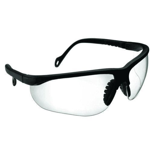 POLYCARBONATE SPECTACLE WITH CURVED EDGES,FRAME HARD COATED LENS,CLEAR TEMPLE LENGTH ADJUSTABLE