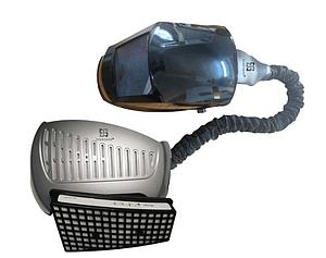 POWERED AIR PURIFYING RESPIRATOR (PAPR) COMPLETE WITH BLOWER UNIT ,BREATHING TUBE COVERED WITH FR MATERIAL AND AUTO DARKENING HELMET HOOD ,1 HEPA FILTER,1 PAIR OF PRE FILTERS,1 FLOW INDICATOR AND CHARGER FOR BATTEY -1SET