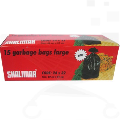 GARBAGE BAG - BLACK 36X48