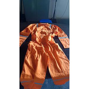 FR CLOTHING BOILER SUIT WITH REFLECTIVE TAPES - SIZE L