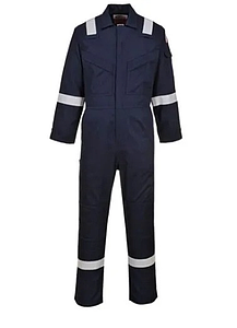 FR CLOTHING BOILER SUIT WITH REFLECTIVE TAPES - SIZE M
