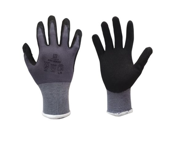 NITRILE MICRO FOAM 15G NYLON & SPANDEX CUT A SIZE 9