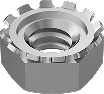 18-8 SS Locknut with External Tooth LockWasher 4-40 Thread Size(Pack of 100 each)