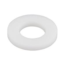 PTFE Plastic Washer for 1/4 Screw Size 0.253 ID 0.814 OD