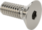 8-32 _ 7-16 _18-8 STAINLESS STEEL HEX DRIVE FLAT HEAD SCREW (PACK OF 100)