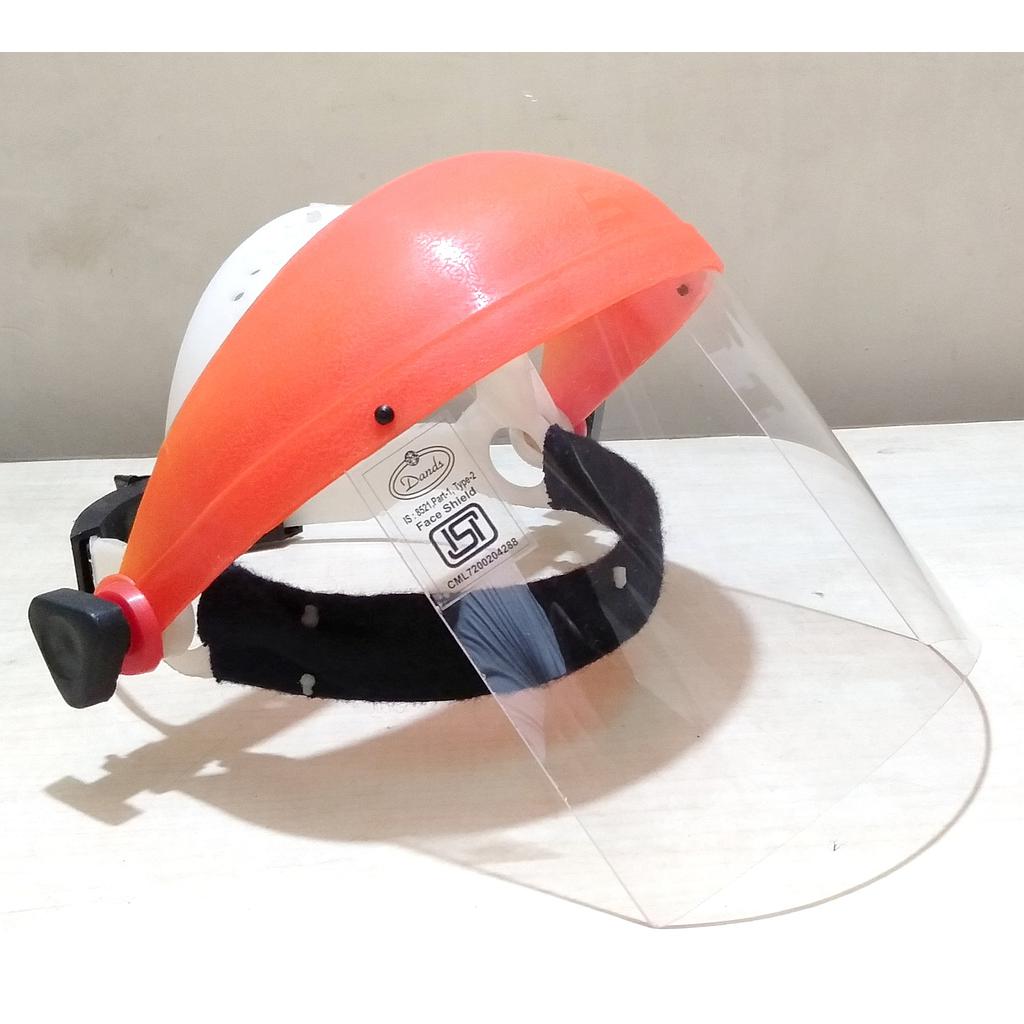 FACE SHIELD WITH REPLACEABLE ACRYLIC VISOR 