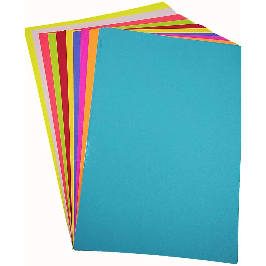A4 MIX COLOUR PAPERS (Pack of 100)