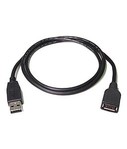 USB EXTENSION CABLE 1.5M BLACK